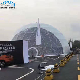 15m Huge Geodesic Event Domes , Steel Pipe Exhibition Dome Tent