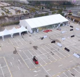 20x35 Custom Made Tents With One Side Glass Wall For Test Driving Meeting