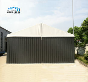 Black Storage Warehouse Tent Steel Plate Wall Easily Cleaning