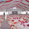 Red Giant Outdoor Wedding Tent UV Resistant Holiday Parties Use