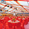 Fire Retardant Outdoor Wedding Tent Clear Double PVC Roof Covering