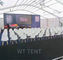 Air Conditional Curved Marquee Tent With Durable Fire Retardant Top Roof