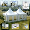 4m Connected Pop Up Pagoda Tent With PVC Rain Gutter Gazebo Use