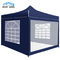 Dark Navy Blue Instant Folding Tent With Walls For Military Party Event