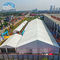 White Durable Exhibition Canopy Tent Clear Span Wind Load 100km/H