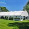 White Commercial Curved Marquee Tent Durable Fire Retardant Roof Cover
