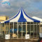 Colorful Glass Circus High Peak Tent Temporary Structure For Trade Events