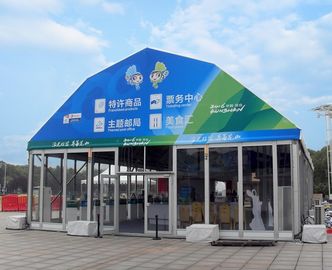 Outdoor White Polygon Tent UV Resistance Cover For All Events