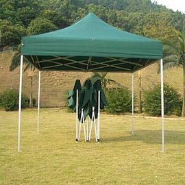 Green Portable Instant Folding Tent , Fold Up Gazebo Canopy UV Protected