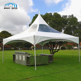 Clear Span Spring Top Marquee / Beautiful High Peak Tent UV Resistant