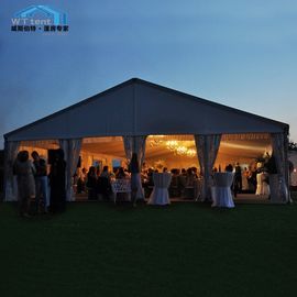 Commercial White Wedding Canopy Tent Double PVC Fabric Roof Cover