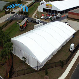 Clear Arcum Tent / High Capacity Glass Wall Tent PVC Roof Pitch With Table