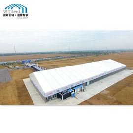 1000sqm Giant Outdoor Exhibition Tents Glass Windows Lining Curtain
