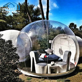 Anti Radiation Geodesic Dome Tent Environmental Transparent PVC Bubble Tent