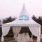 Outdoor Pagoda Canopy Tent with Polyester Fabric Sidewalls 10ft by 10ft