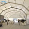 500 Person White Polygon Tent , Huge Large Marquee Tent With Roof Pitch