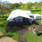 Heavy Duty Custom Party Tents Glass Door Roof Pitch Without Pole Inside